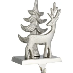 Reindeer and Pine Tree Christmas Stocking Holder - 7