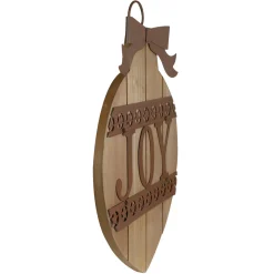Rustic JOY Christmas Ornament Wall Sign - 17.25"