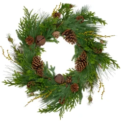 Rustic Pinecone Artificial Christmas Wreath - 30" - Unlit