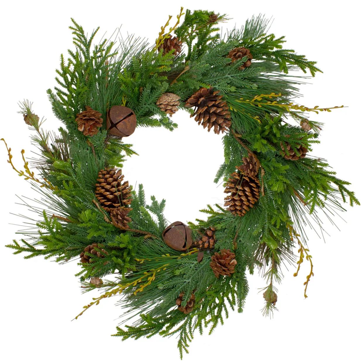 Rustic Pinecone Artificial Christmas Wreath - 30" - Unlit