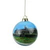 San Francisco Golden Gate Bridge and Lighthouse Christmas Ball Ornament 3.25" (82mm)