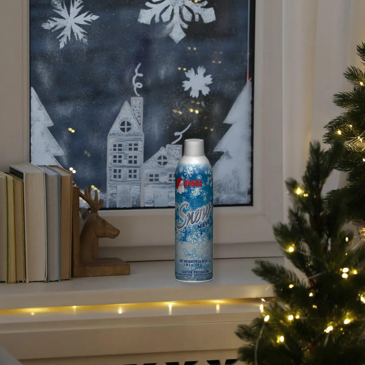 Santa Winter White Christmas Artificial Snow Spray 18 oz