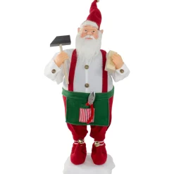 Santa's Workshop Elf Animated Standing Christmas Figure - 24"