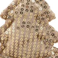 Sequin Stars and Trees Plush Christmas Ornaments - 4