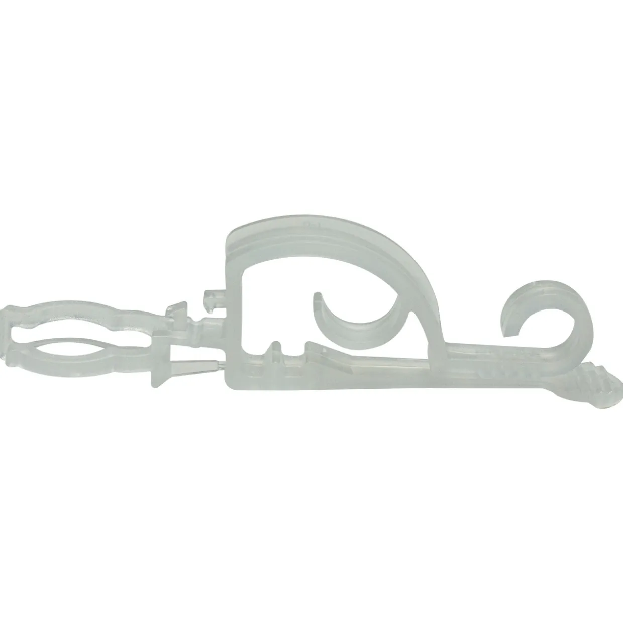 Set of 100 Clear Max Pro Anywhere Christmas Light Clips