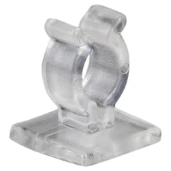 Set of 25 Clear Mini Christmas Light Indoor Adhesive Clips