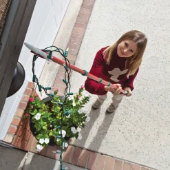 Set of 25 Ladderless Red and Green Light Hanging Kit, 11ft