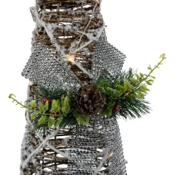 Set of 3 LED Lighted Pine and Berries Cone Christmas Tree Decorations 39.25