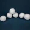 Set of 6 Plush Faux Christmas Snow Balls