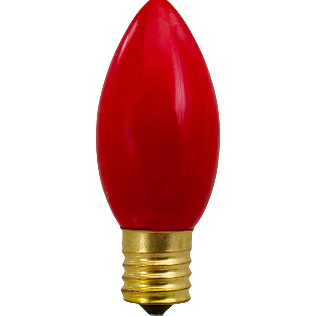 Set of 4 Red C9 Opaque Christmas Replacement Bulbs - 3"