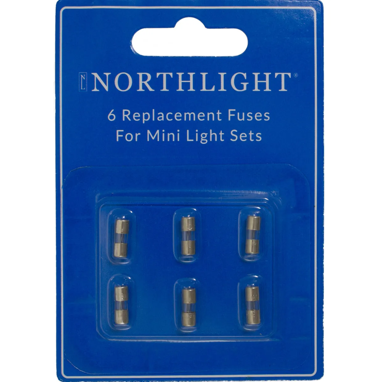 Set of 6 Replacement Fuses For Mini Christmas Lights, 3 Amps