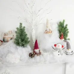 Set of 3 Wooden Gnomes Christmas Ornaments 4