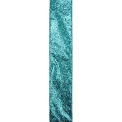 Shimmering Teal Solid Wired Christmas Craft Ribbon 2.5" x 10 Yards