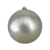 Shiny Shatterproof Commercial Christmas Ball Ornament - 8" (200mm) - Celadon Gold