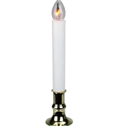 Single Flicker Flame Christmas Candle Lamp - 8.75"