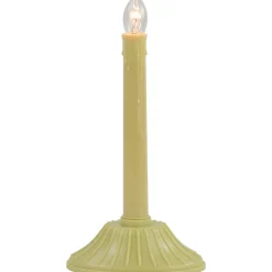 Single Light Candolier Christmas Candle Lamp - 9.5 Inch - Clear
