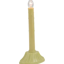 Single Light Candolier Christmas Candle Lamp - 9.5 Inch - Clear