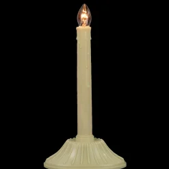Single Light Candolier Christmas Candle Lamp - 9.5 Inch - Clear