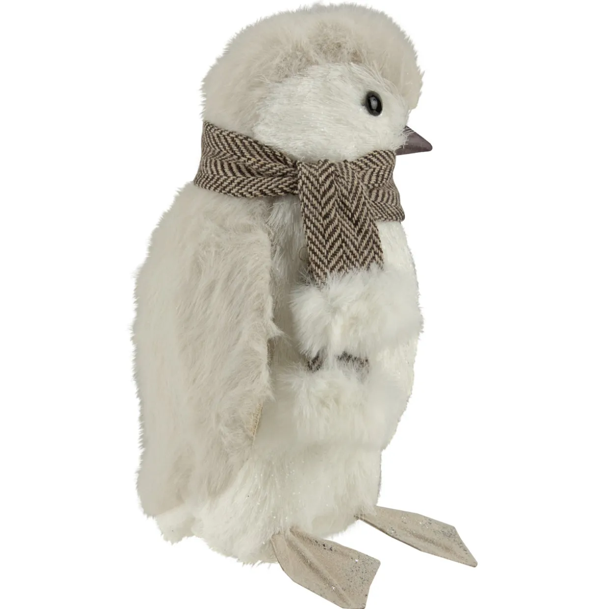 Sisal Penguin with Scarf Christmas Figure - 8"