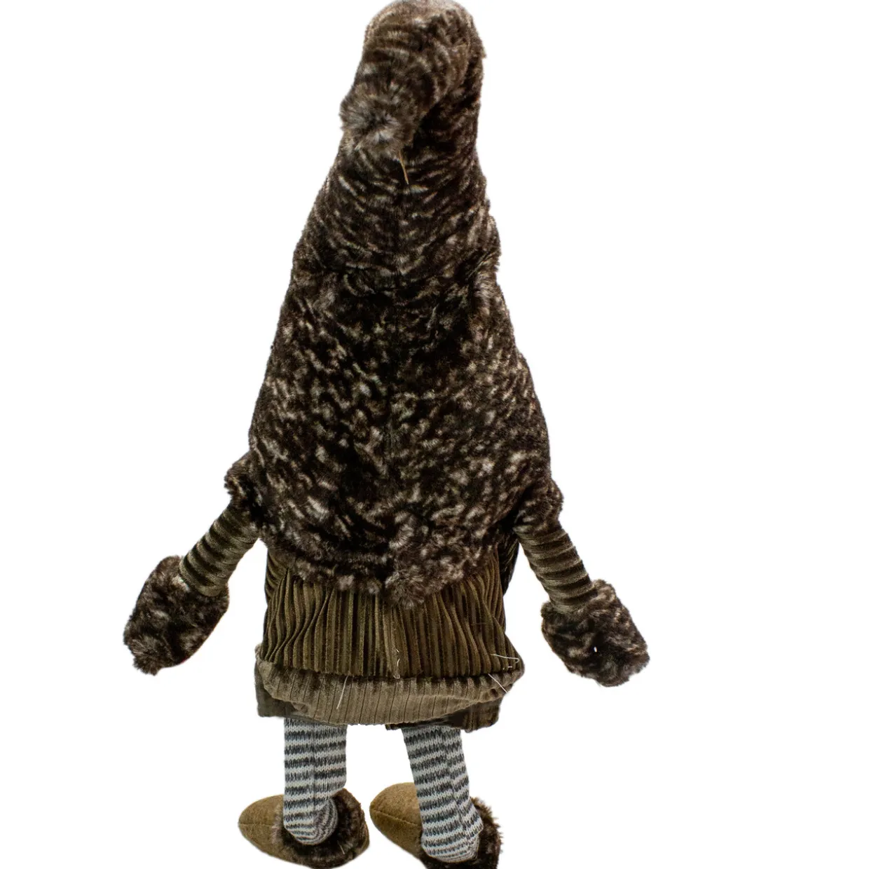 Sitting Christmas Gnome with Striped Dangling Legs - 34"