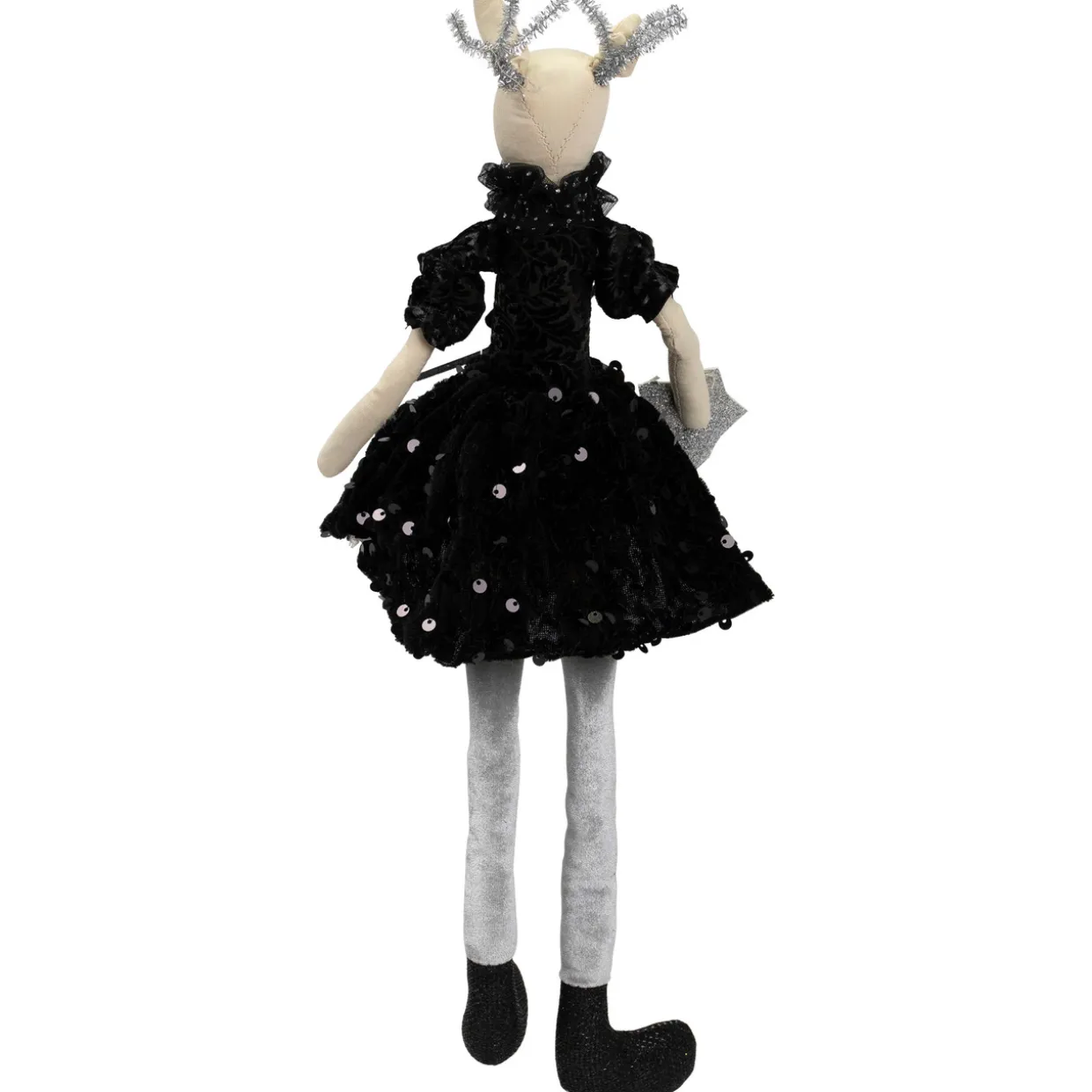 Sitting Reindeer with Dangling Legs Christmas Figure - 18"