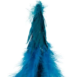 Small Two-Tone Layered Feathers Cone Tree Christmas Decoration - 16