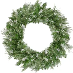 Snow Mountain Pine Artificial Christmas Wreath - 24" - Unlit