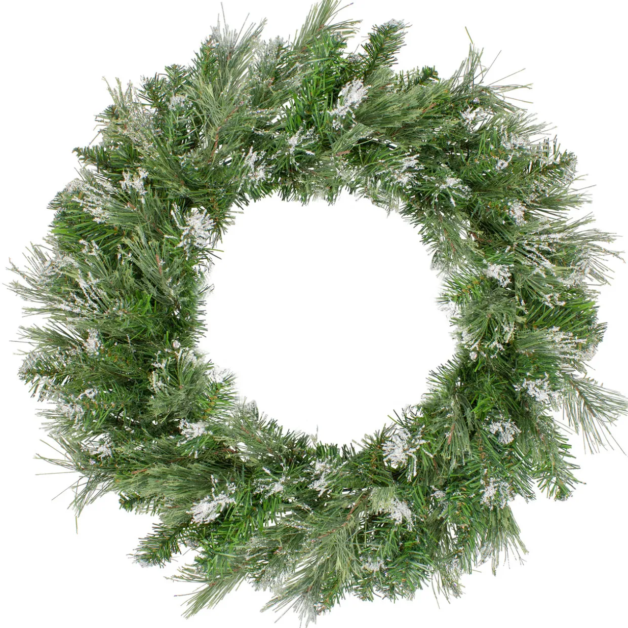 Snow Mountain Pine Artificial Christmas Wreath - 24" - Unlit