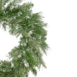 Snow Mountain Pine Artificial Christmas Wreath - 24