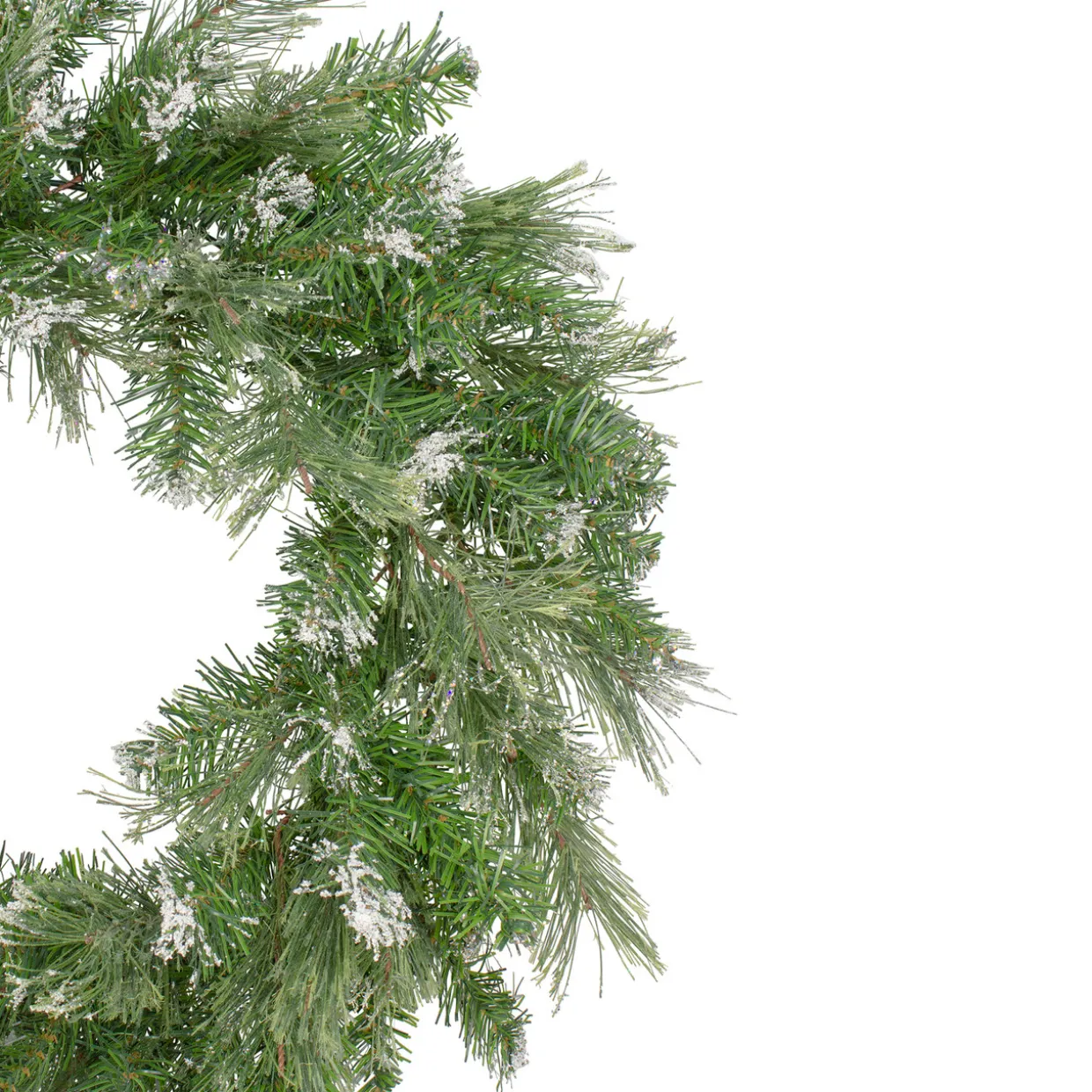 Snow Mountain Pine Artificial Christmas Wreath - 24" - Unlit