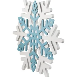 Snowflake Wooden Christmas Wall Decoration - 11.75