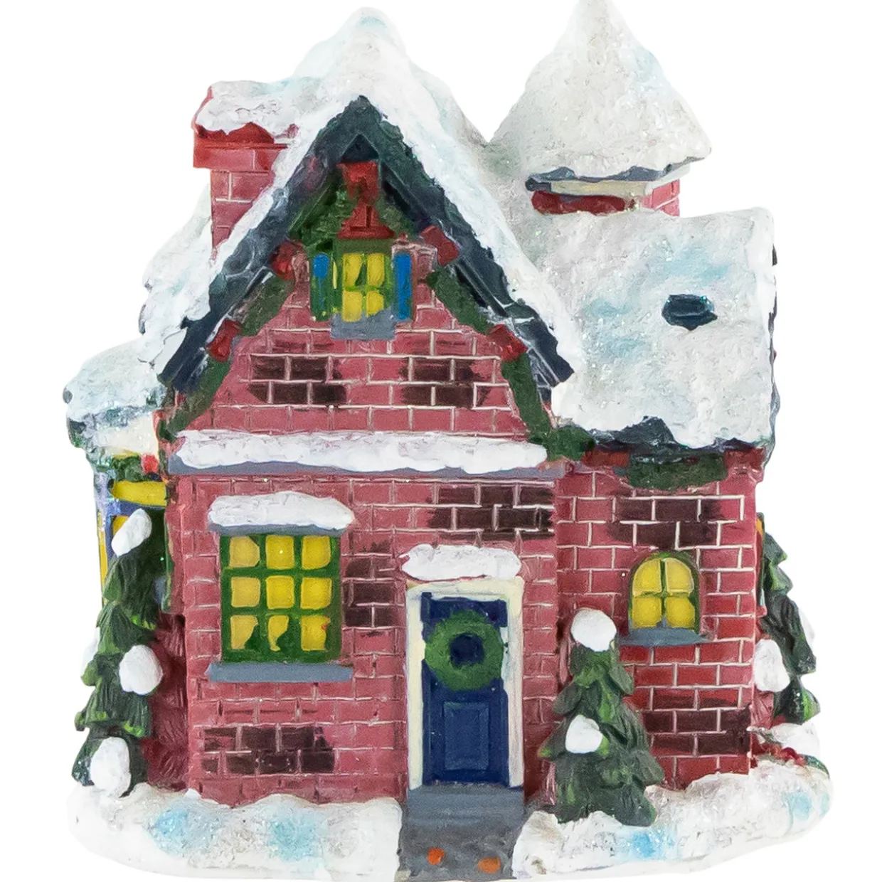 Snowy Diner Christmas Village Building Decoration - 4"