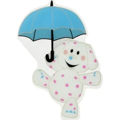 Spotted Elephant Misfit Double Sided Gel Christmas Window Cling Decoration