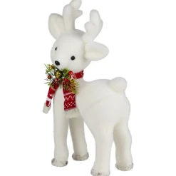 Standing Baby Deer with Scarf Christmas Figurine - 15.75