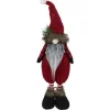 Standing Buffalo Plaid Gnome with Berry Pine Christmas Figure - 17"