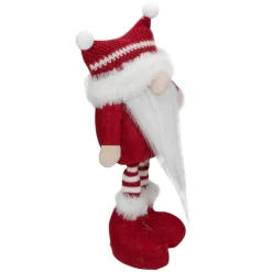 Standing Christmas Gnome with Pom Pom Hat Figure - 12.5