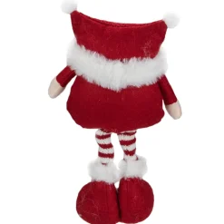 Standing Christmas Gnome with Pom Pom Hat Figure - 12.5