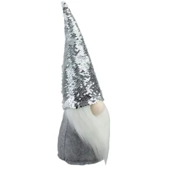 Standing Christmas Gnome with Flip Sequin Hat - 14