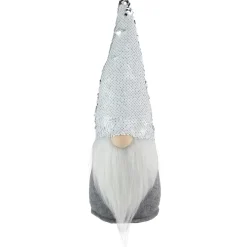 Standing Christmas Gnome with Flip Sequin Hat - 14
