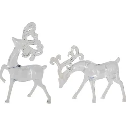 Standing Reindeer Christmas Figurines - 9.25
