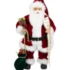 Standing Santa Claus with List Christmas Figure - 24"
