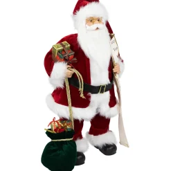 Standing Santa Claus with List Christmas Figure - 24