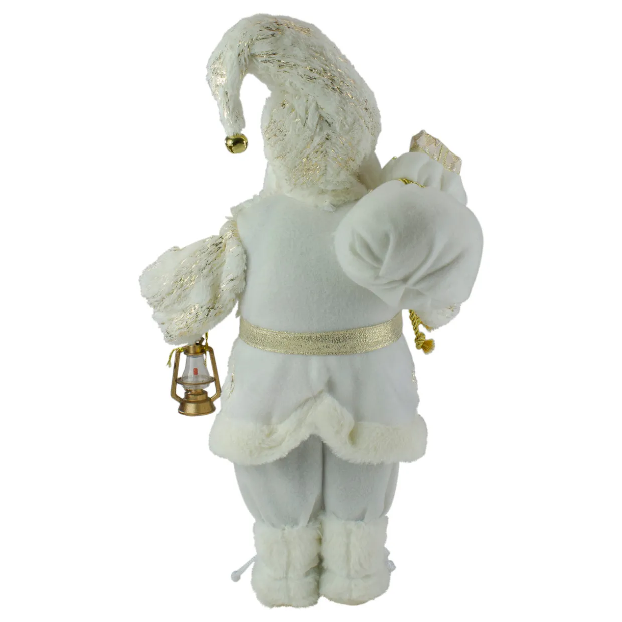 Standing Santa with Lantern and Presents Christmas Figure - 12"
