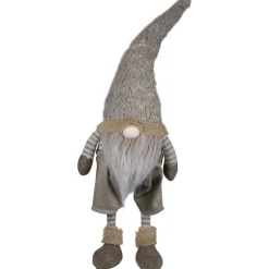 Standing Swaying Gnome Christmas Figure - 22" - Beige