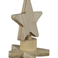 Star Cut-Outs Wooden Tree Christmas Decoration - 16