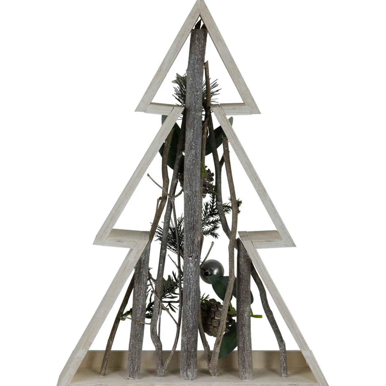 Stars and Pinecones Christmas Tree Decoration - 17.5"