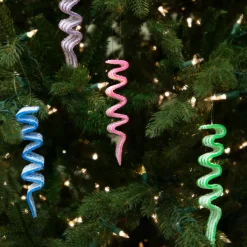 Sugar Coated Ribbon Candy Christmas Ornaments - 5.5