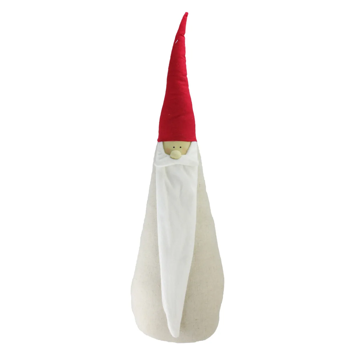 Tall Santa Gnome Christmas Decoration - 23.5” - Red and White
