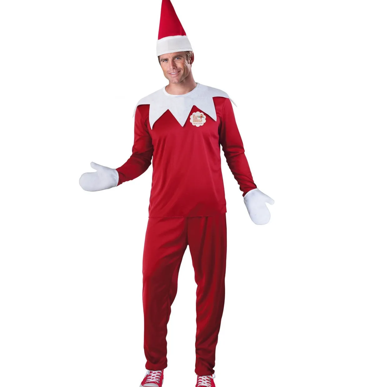 The Elf on the Shelf Men's Christmas Costume - Large
