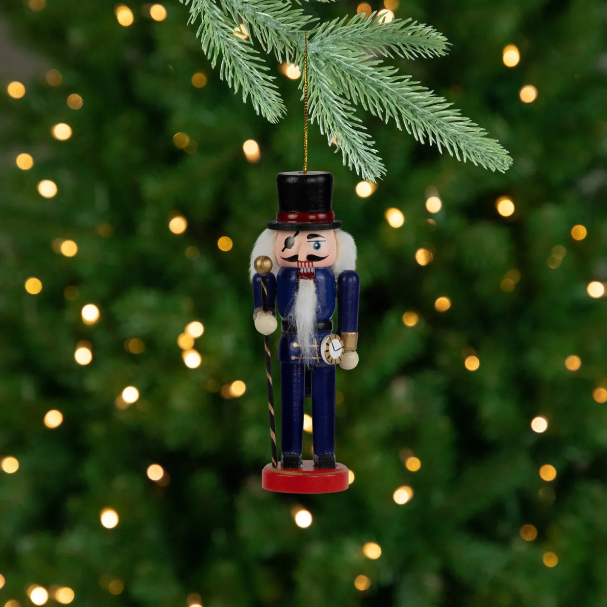 The Nutcracker Suite Christmas Figures - 5.25" - Red and Blue - Set of 4